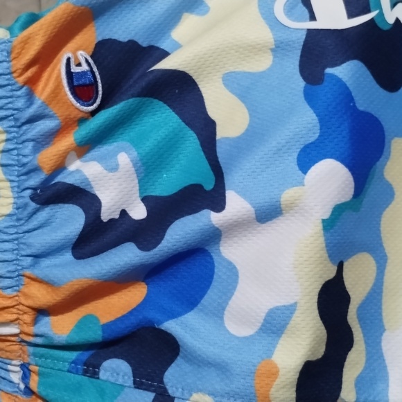 -Champion Colorful Camo Street wear Basic Short Boy 7 Authentic athletic wear - Picture 11 of 16
